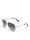 Hawkers Cole Sunglasses with Black Metal Frame and Gray Gradient Lenses