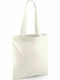 Westford Mill W101 Cotton Shopping Bag in Beige color