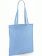 Westford Mill W101 Cotton Shopping Bag Sky