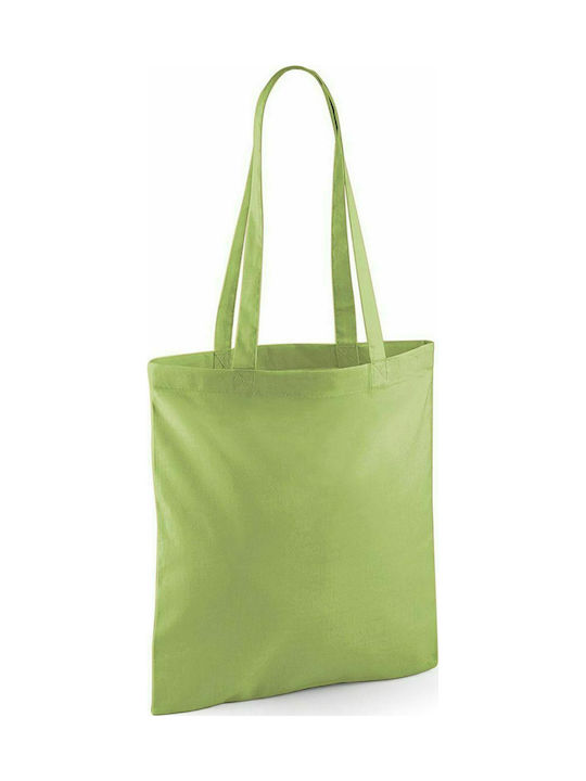 Westford Mill W101 Cotton Shopping Bag Kiwi