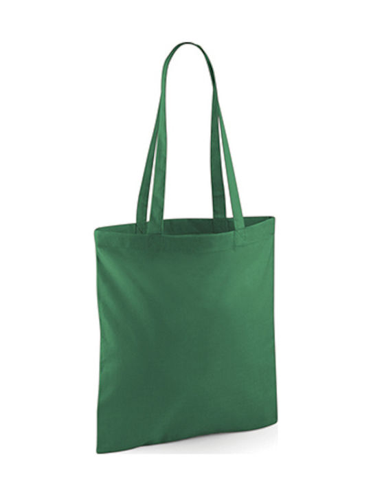 Westford Mill W101 Cotton Shopping Bag Kelly Green