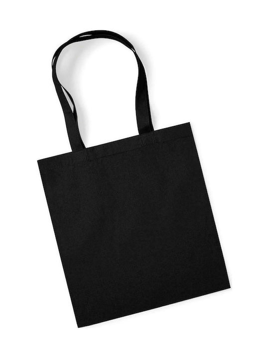 Westford Mill W261 Βαμβακερή Τσάντα για Ψώνια σε Μαύρο χρώμα