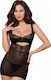 Obsessive Σετ Sexy Babydoll Black