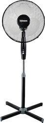 Termozeta TZWZ02 Ventilator Pe Piedestal 45cm Negru