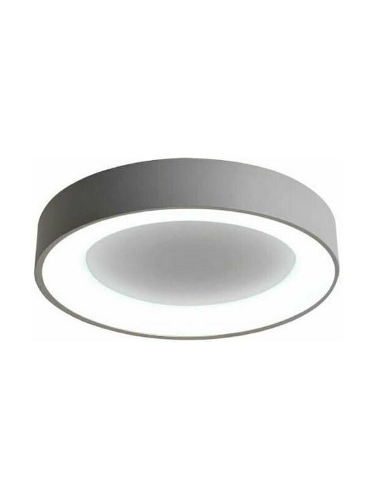 Atman Tenerife Modern Metallic Ceiling Mount Light with Integrated LED in Gray color 50pcs