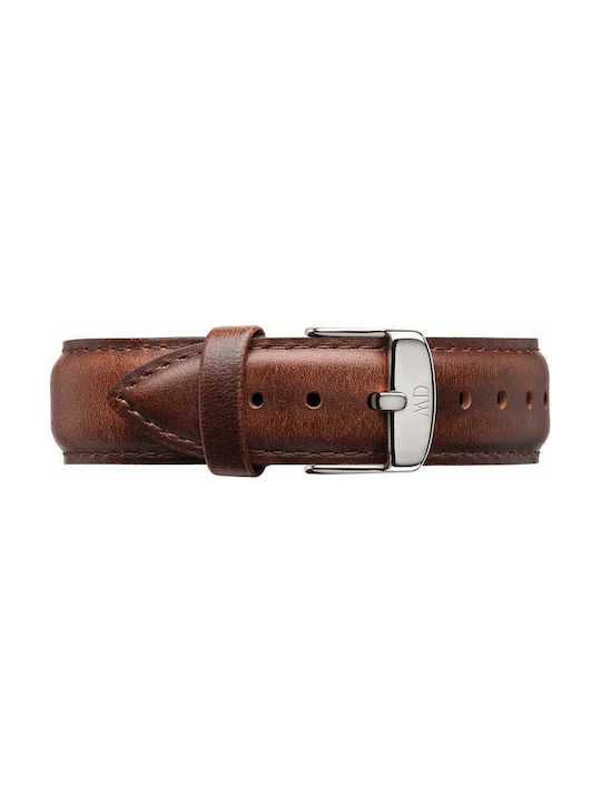 Daniel Wellington Classic St Mawes Leather Strap Brown 20mm