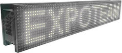 ExpoLedTeam Rolling LED Signs One - Sided Waterproof 128x32cm White