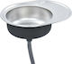 vidaXL Drop-In Sink Inox Satin W57xD45cm Silver