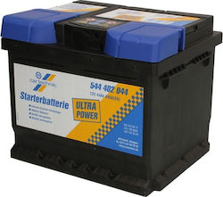 Cartechnic Batterie Auto Ultra Power 544 402 044 mit Kapazität 44Ah und CCA 440A