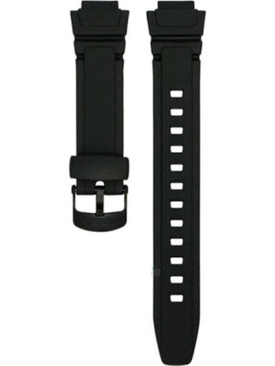 Casio Rubber Strap Black 22mm