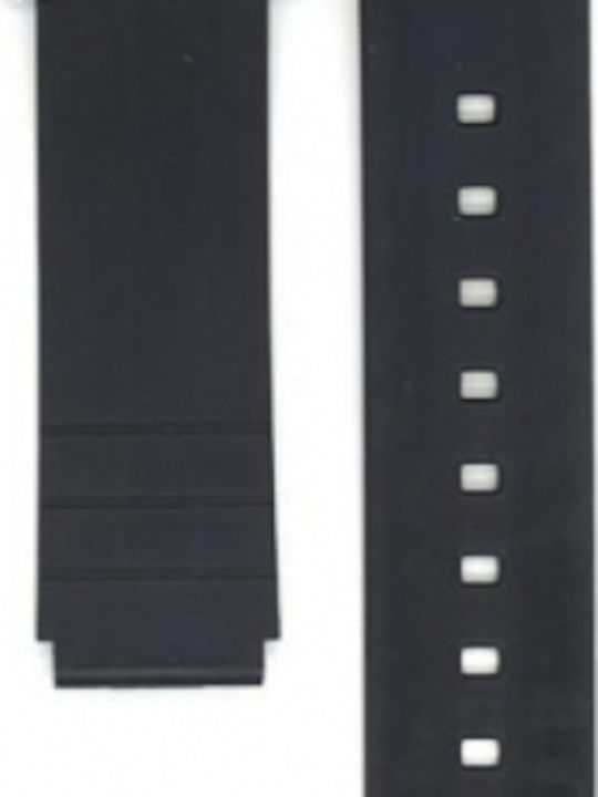 Casio Καουτσούκ Λουράκι Μαύρο 16mm
