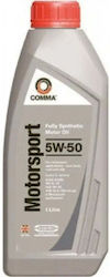Comma Oil Motorsport Λάδι 5W-50 1lt