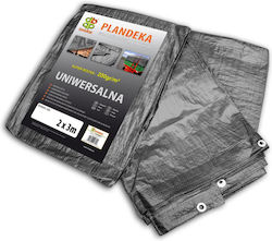 Bradas Waterproof Tarpaulin 200gr/m² 6x8m. Heavy Duty Gray