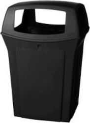 Rubbermaid Πλαστικός Κάδος Απορριμμάτων Ranger 170lt Μαύρος