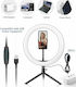 BlitzWolf Ring Light 25cm 3200 - 5600K with Desktop Tripod and Mobile Holder