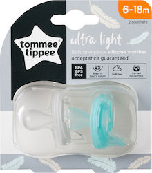 Tommee Tippee 433459 Orthodontic Pacifiers Silicone Night for 6-18 months 2pcs