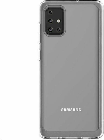 Samsung Umschlag Rückseite Silikon Transparent (Galaxy A71)