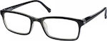 Eyelead E151 Men's Reading Glasses +3.00 Black E151 E 151