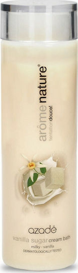 Azade Arome Nature Vanilla Sugar Bubble Bath Gel with AHA for Peeling 300ml