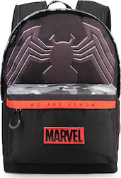 Karactermania Marvel Σχολική Τσάντα Πλάτης Γυμνασίου - Λυκείου σε Μαύρο χρώμα Μ30 x Π20 x Υ44cm