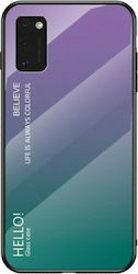 Hurtel Glass Gradient TPU Coperta din spate Sintetic Violet (Galaxy A41)