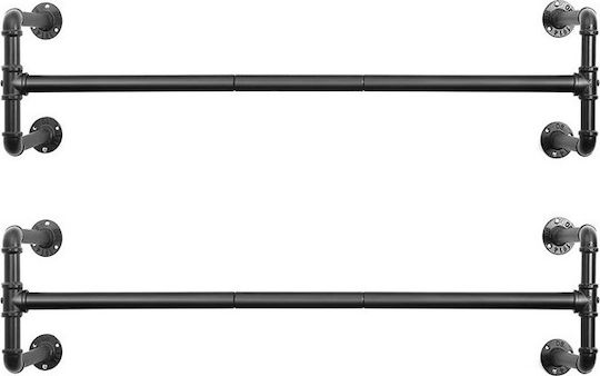 Songmics Industrial Μεταλλική 110x30x29.3cm 2τμχ