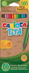 Carioca Tita Eco Family Farbstift-Set 12Stück 43097