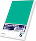 Skag Reporters Notebook Block 50 Sheets A6 with Blank Pages Green