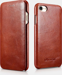 iCarer Vintage Curved Edge Book Leather / Synth...