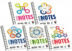 Skag High Notes No3 Notebook Spiral 60 Sheets A6 Ruled (Μiscellaneous Designs)