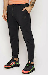 Nike Sportswear Tech Fleece Παντελόνι Φόρμας με Λάστιχο Μαύρο