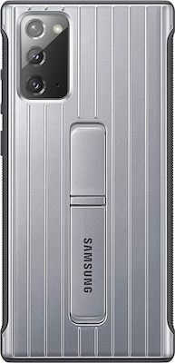 Samsung Protective Standing Cover Umschlag Rückseite Synthetisch Silber (Galaxy Note 20) EF-RN980CSEGEU