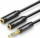 Ugreen 3.5mm male - 3.5mm female Cable Black 0.25m (20816)