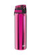 Ion8 Leak Proof Slim Sport Stainless Steel Water Bottle 600ml Pink