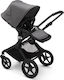 Bugaboo Kinderwagen Fox 2 Verstellbar 2 in 1 Baby Kinderwagen Geeignet für Neugeborene Gray