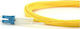 Fibertechnic Optical Fiber LC/UPC-LC/UPC Cable 2m Κίτρινο (G.652D Duplex)