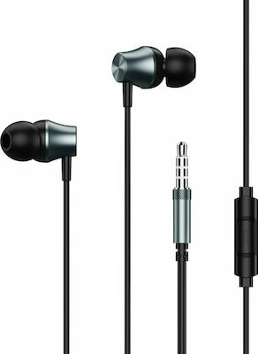 Remax RM-202 In-ear Handsfree with 3.5mm Connector Gray