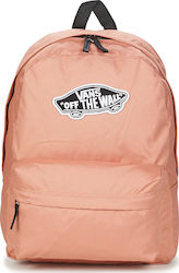 Vans Realm Backpack Σχολική Τσάντα Πλάτης Γυμνασίου - Λυκείου σε Ροζ χρώμα Μ32 x Π12 x Υ42cm
