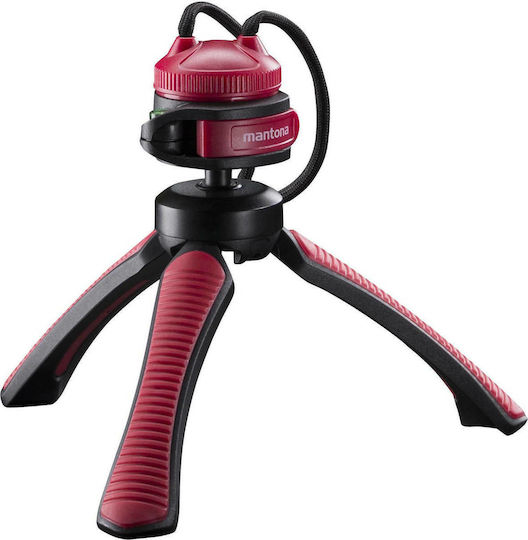 Mantona Kaleido Gaia Tripod - Mini Sundown Red