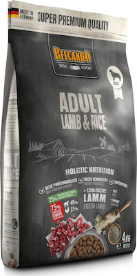 Belcando Adult Lamb & Rice 4kg Ξηρά Τροφή χωρίς Σιτηρά για Ενήλικους Σκύλους Μεσαίων & Μεγαλόσωμων Φυλών με Ρύζι και Αρνί