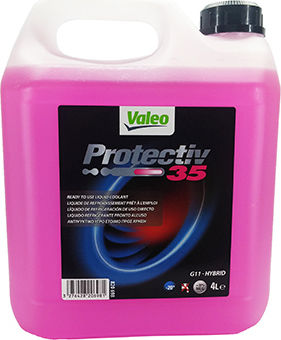 Valeo Protectiv 35 Ready for Use Engine Coolant for Car G11 -20°C Red 4lt 820698