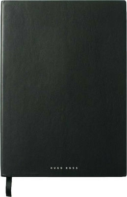 Hugo Boss Notebook A4 Ruled Black