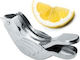 Lacor Handpresse Zitrone aus Edelstahl in Silber Farbe
