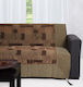 Silk Fashion Throws Set 3 pcs 1282 Brown