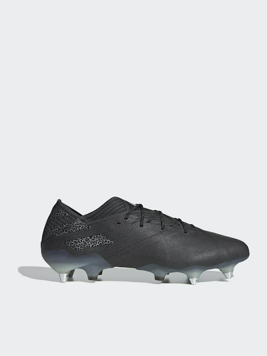 Adidas Nemeziz 19.1 SG Ποδοσφαιρικά Παπούτσια με Τάπες Μαύρα