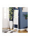 HomCom Floor Mirror with White Wooden Frame 146x30cm