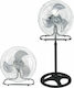 Ravanson Πολυμορφικός Ανεμιστήρας 80W Διαμέτρου 50cm Μαύρος