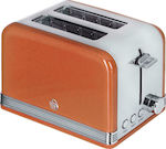 Swan ST19010ON Toaster 2 Slots 815W Orange