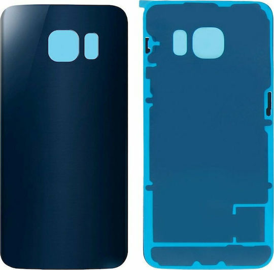 Batterieabdeckung Blau für Galaxy S6 Edge