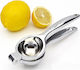 Horecabar Zinc Squeezer Hand Press Lemon Metallic In Silver Colour